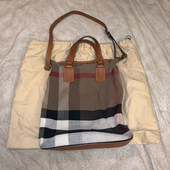 Tottenham Check Canvas Burberry tote bag - Picture 1 of 14